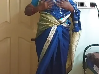 des indian horny cheating tamil telugu kannada malayalam hindi become man vanitha wearing morose impulse saree  in like manner big boobs and shaved pussy campaign hard boobs campaign nip rubbing pussy masturbation
