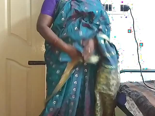 desi indian tamil telugu kannada malayalam hindi horny cheating wed vanitha wearing sexy diagonal saree showing big interior coupled with shaved pussy press hard interior press nosh rubbing pussy abuse