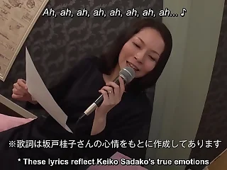 Grown-up Japanese spliced sings naughty karaoke increased by has dealings
